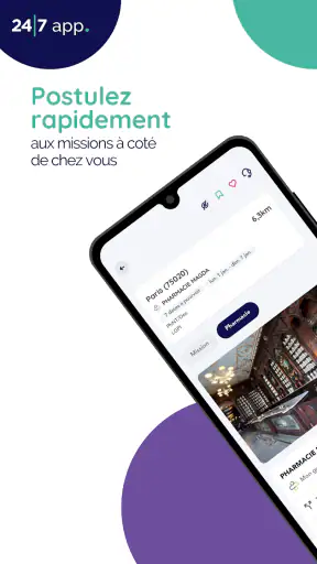 24/7 app. pour les remplaçants