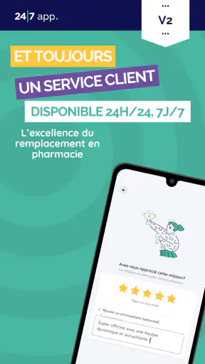 24/7 app. pour les remplaçants