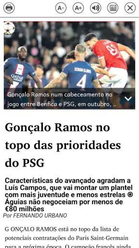 A BOLA – Edição Digital