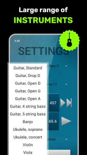 Accordeur de guitare parfait