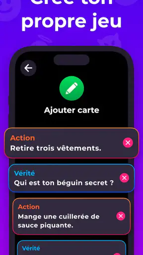 Action ou Vérité - Jeu Soirée