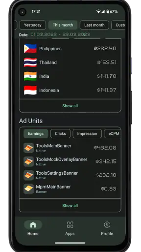 AdMobile - AdMob Metrics