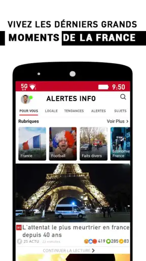 Alertes info France