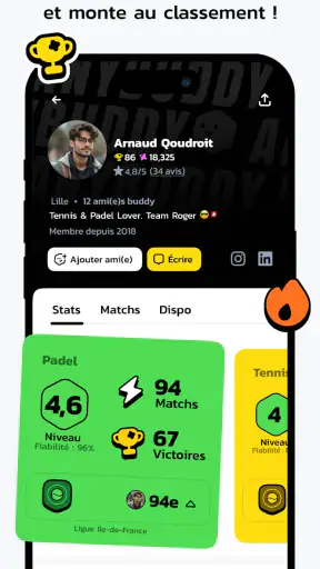 Anybuddy: Tennis Padel Squash