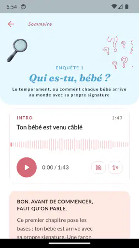 App du Détective : comprendre