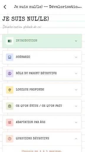 App du Détective : comprendre