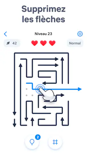 Arrow Puzzle: Jeu de réflexion