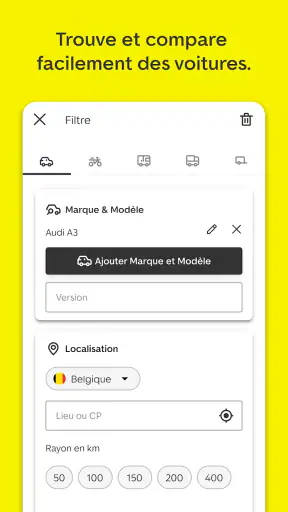 AutoScout24: Achat de voiture