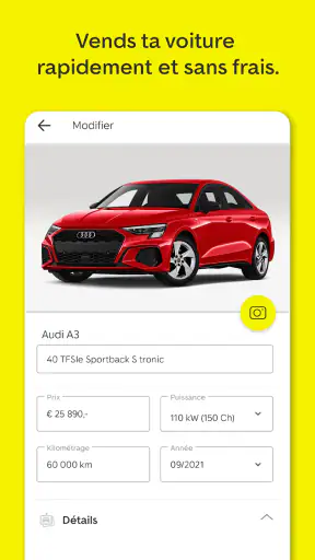 AutoScout24: Achat de voiture