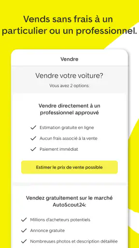AutoScout24: Achat de voiture