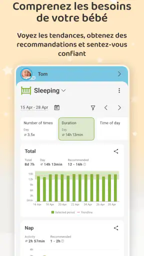 Baby Daybook - Suivi de Bébé