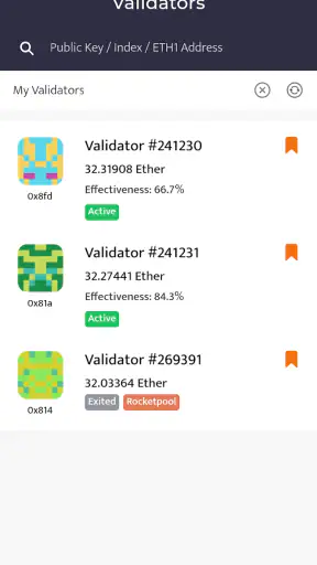 Beaconchain Dashboard