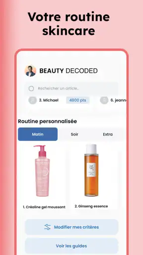 Beauty Decoded: Scan Produits