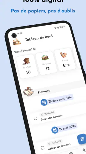 BeePerf - carnet de ruches