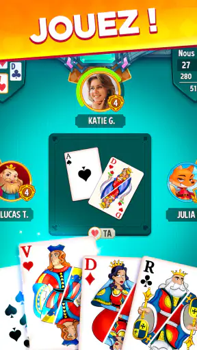 Belote & Coinche, jeu en ligne