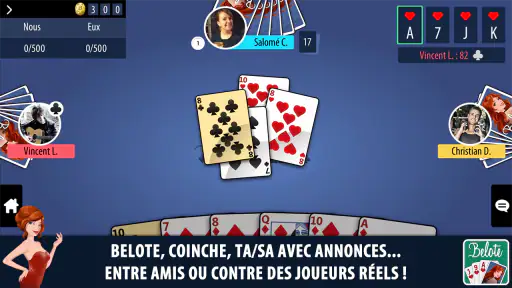 Belote & Coinche Multijoueur