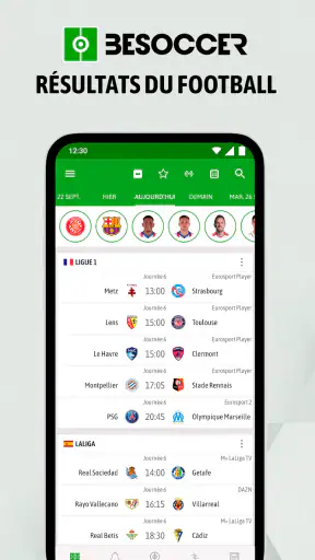 BeSoccer Résultats & Actu Foot