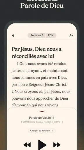 Bible + Audio en Français