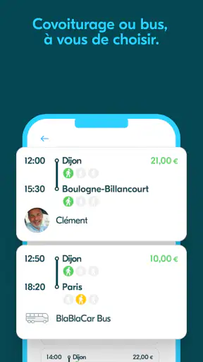 BlaBlaCar : Bus, Train, Covoit