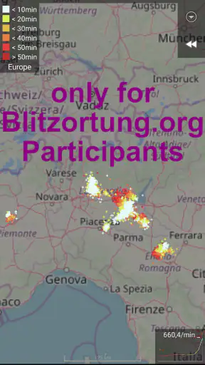 Blitzortung Lightning Monitor