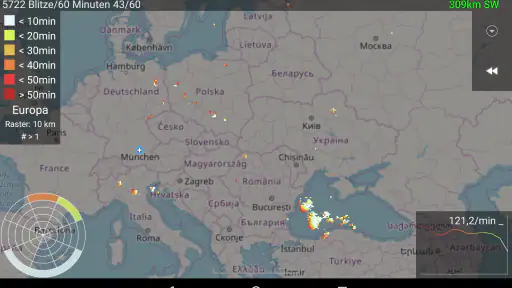 Blitzortung Lightning Monitor