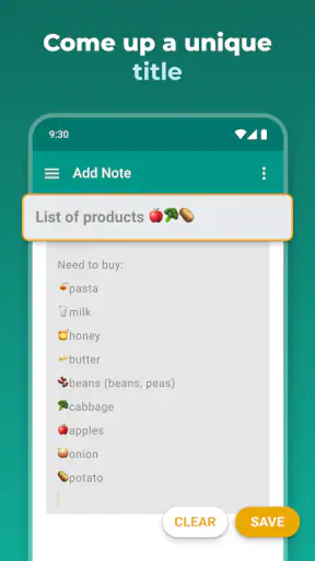 Bloc-notes - Notes simples