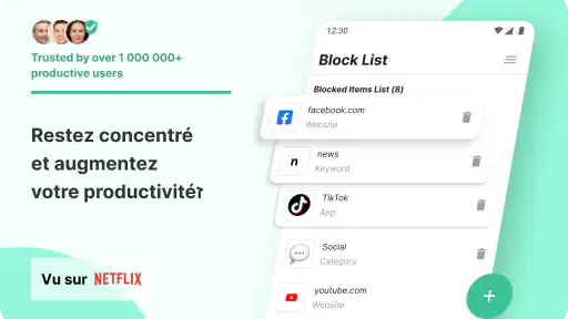 BlockSite : bloquez les applis
