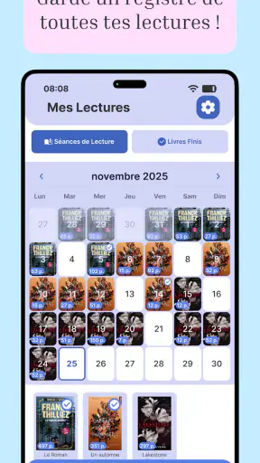Book Nova : Suivi de Lecture