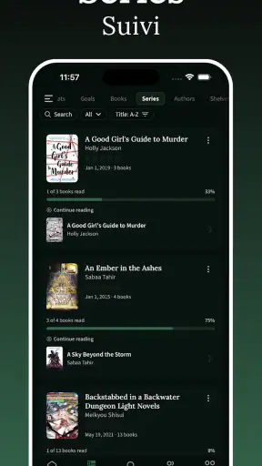 BookPine: Suivi de Lecture