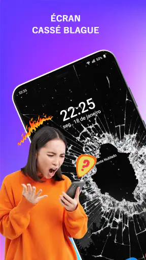 Broken Screen: Magic Wallpaper