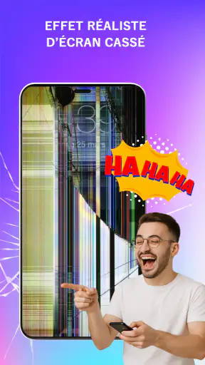 Broken Screen: Magic Wallpaper