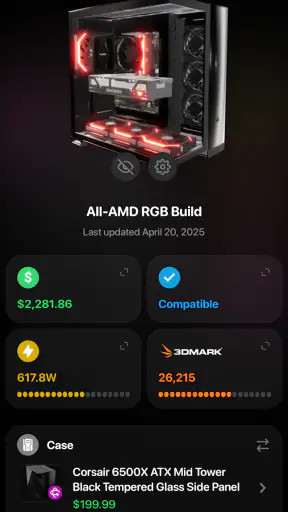 BuildCores: 3D Part Picker PC