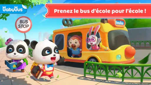 Bus Scolaire de Bébé Panda