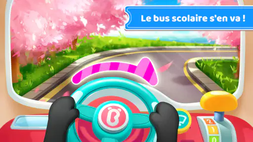 Bus Scolaire de Bébé Panda
