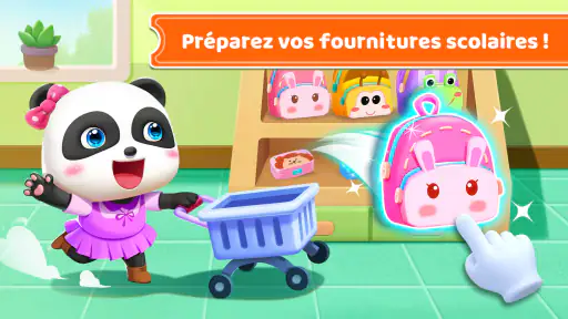 Bus Scolaire de Bébé Panda