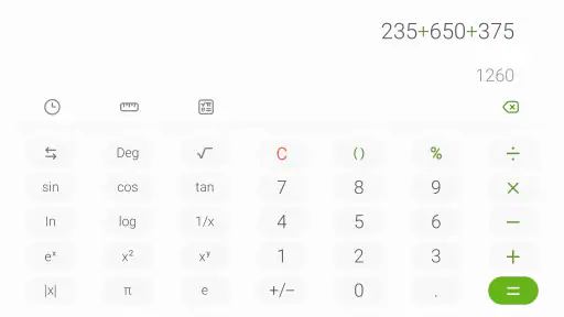 Calculatrice de Samsung