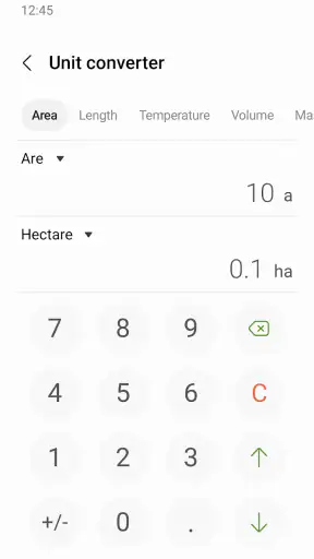 Calculatrice de Samsung