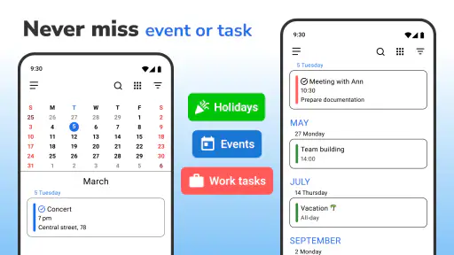 Calendar 2026: Simple Calendar