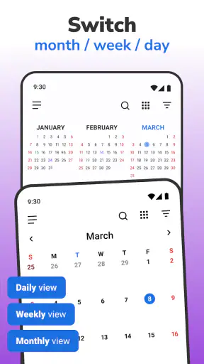 Calendar 2026: Simple Calendar