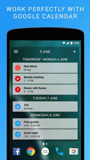 Calendar Widget: Agenda - Beau
