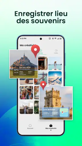 Cam GPS: Heure & Lieu