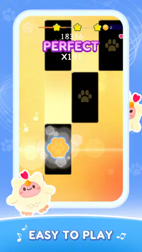 Cat Cute Tiles: Jeux de piano