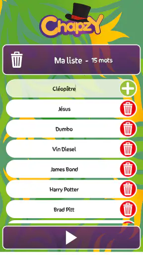 Chapzy : Mimer, Deviner !