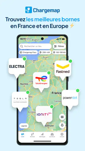 Chargemap - Bornes de recharge