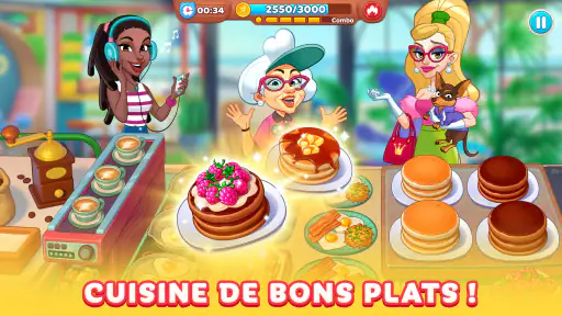 Chef Friends: Jeu de Cuisine