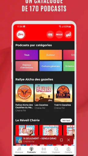 Chérie FM : Radios & Podcasts