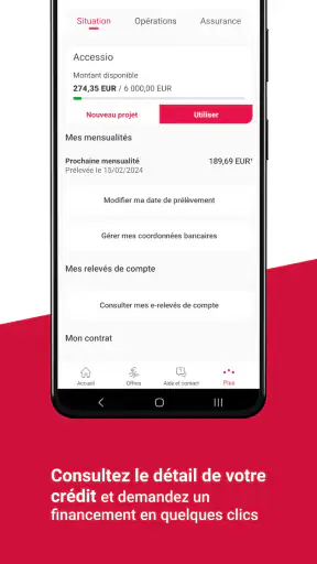 Cofidis, app crédit et budget
