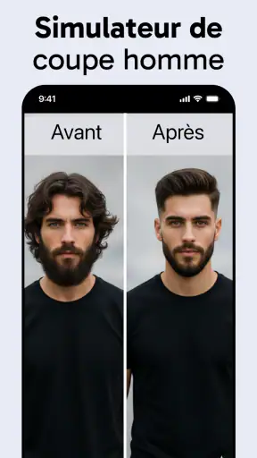 Coiffure IA: Coupe de Cheveux