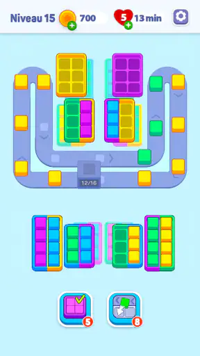 Color Cube Match : Jeu de tri