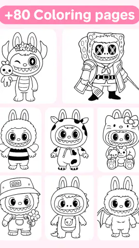 coloriages de Labubu